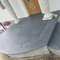 New Dark Grey Bullnose Stopnica Granitowa 120x35x2 cm szary