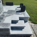 Bullnose Stopnica Granitowa 135x35x2 cm szary