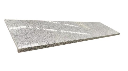 Parapet / Stopnica Granitowa 135x35x1,5+1,5 cm – Szara Polerowana