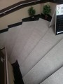 Bianco Sardo stopnica granitowa płomieniowana 150x33x3 cm szary