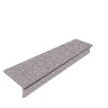 Królewski Brąz stopnica granitowa płomieniowana 180x33x2 cm brązowy