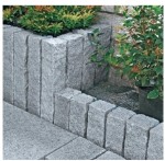 Palisada Granitowa łupana 12x12x150 cm Szara – Słupek 