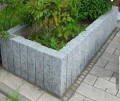 Palisada Granitowa 150x12x12 cm szary