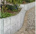 Palisada Granitowa 150x12x12 cm szary