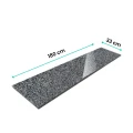 Stopnica Granitowa Tiles Dark Grey New szary 180x33x2 cm – Polerowana XXL