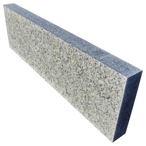 Obrzeże Granitowe 8x25 cm Płomieniowane (80-120 cm) – Szary Opornik