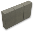 Obrzeże dekoracyjne Pater Sora 50x28x8 cm – Szare