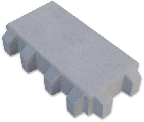 Płyta ekologiczna Pater VERDE 20x40x8 cm – Szara