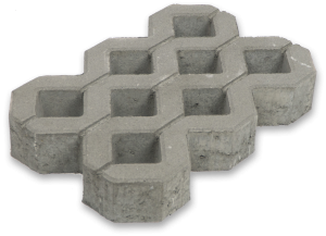 Płyta ażurowa Trawnikowiec Pater 60x40x8 cm – Szara (Eko-Ażur na Podjazdy)