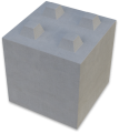 Blok oporowy betonowy Pater 60x60x60 cm – Typu Lego