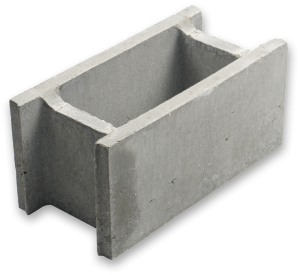 Pustak szalunkowy zalewowy Pater 50x24x25 cm – Szary