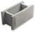 Pustak szalunkowy zalewowy Pater 50x24x25 cm – Szary