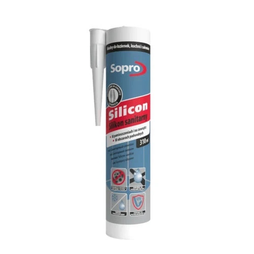 Silikon Sanitarny Industrialny Niebieski 80 310ml – zdjęcie 2