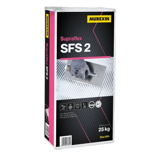 Supraflex SFS 2 Murexin - superelastyczny klej do płytek klasy C2TE S2, 25 kg