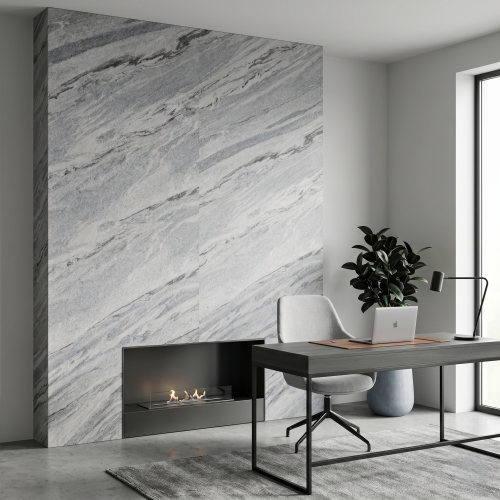 Fornir Kamienny Artic Storm XXL 122x280x0,2 cm - wielkoformatowy arkusz kamienia StoneTiles