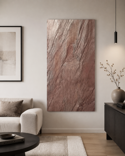 Fornir Kamienny Copper 122x61x0,2cm - elastyczna okladzina z naturalnego kwarcytu