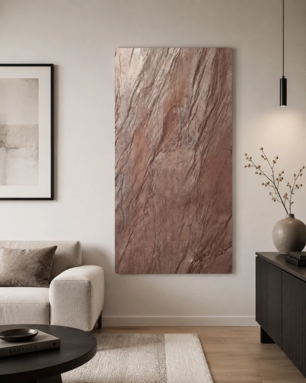 Fornir Kamienny Copper 122x61x0,2cm - elastyczna okladzina z naturalnego kwarcytu