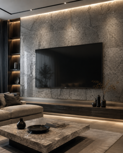 Fornir Kamienny Silver Shine XXL 122x280x0,2 cm - wielkoformatowa okładzina kamienna