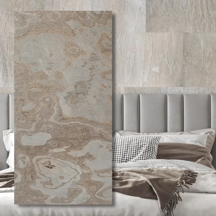 Fornir Kamienny Autumn Cream 122x61x0,2 cm - ciepłe, kremowe odcienie kamienia