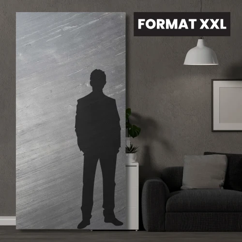 Fornir kamienny Line Black XXL 122x305x0,2 cm - imponujący format naturalnego kamienia