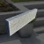 Obrzeże granitowe 6x20 cm, dł. 80-120 cm - opornik z górą płomieniowaną
