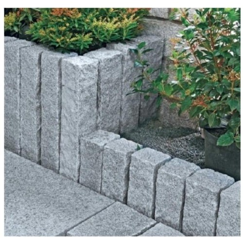 Ogrodowa Palisada Granitowa G602 łupana 100x10x10 cm