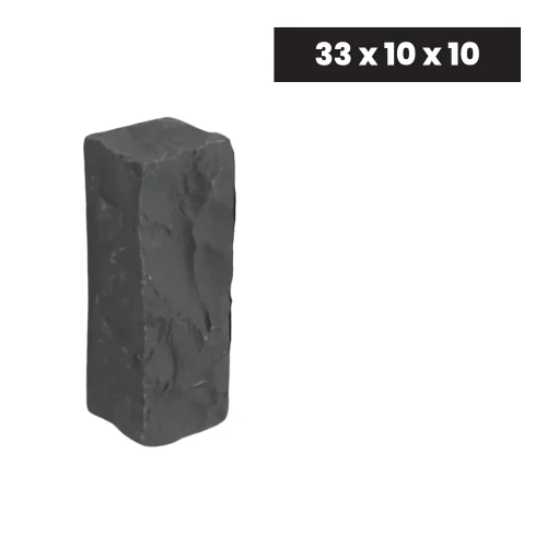 Ogrodowa Palisada Łupana G690 Bazalt Black 33x10x10 cm – zdjęcie 2