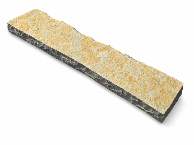Palisada / Obrzeże Wapienne Tandur Yellow Limestone 100x20x5 cm - ciepły piaskowy odcień
