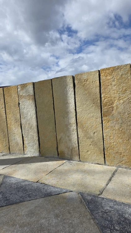 Palisada | Obrzeże Wapienne Tandur Yellow Limestone 100x20x5 – zdjęcie 2