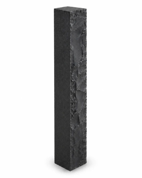 Palisada łupana Obrzeże Wapienne Kadappa Black Limestone 100x10x10 cm