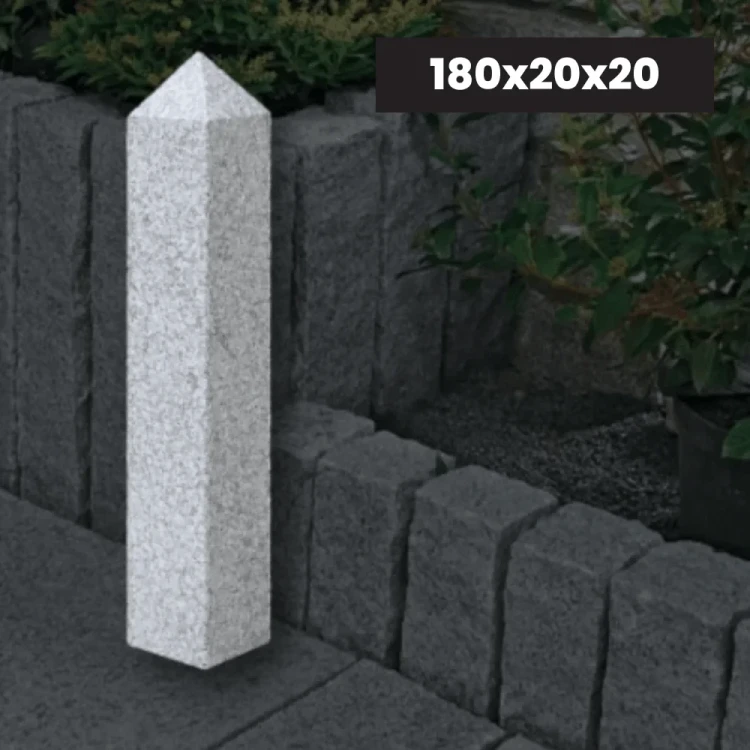 Palisada Słup Granitowy Płomieniowany G602 180x20x20 cm PRZEDSPRZEDAŻ ! – zdjęcie 3