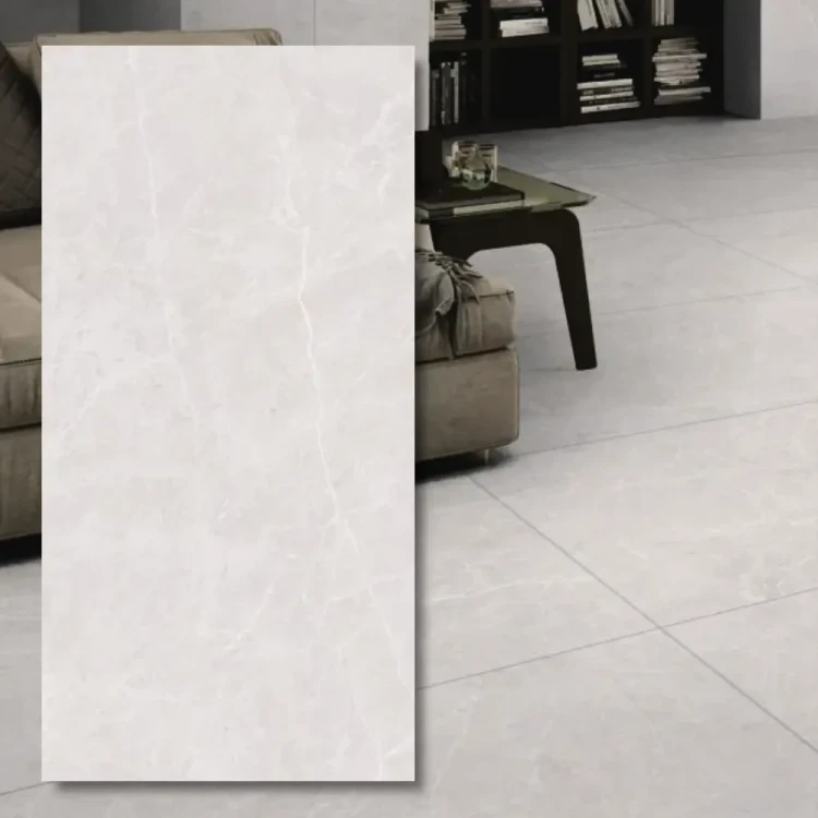 Gres 9mm Swim Bianco Carving 120x60 - biała płytka z fakturą carving