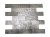 Tiles kamień elewacyjny-dekoracyjny kwarcytowy Silver Shine Brick 10x30 szary