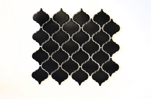 Mozaika ceramiczna Czarna Arabeska Matowa 29,3×24,5×0,6 cm