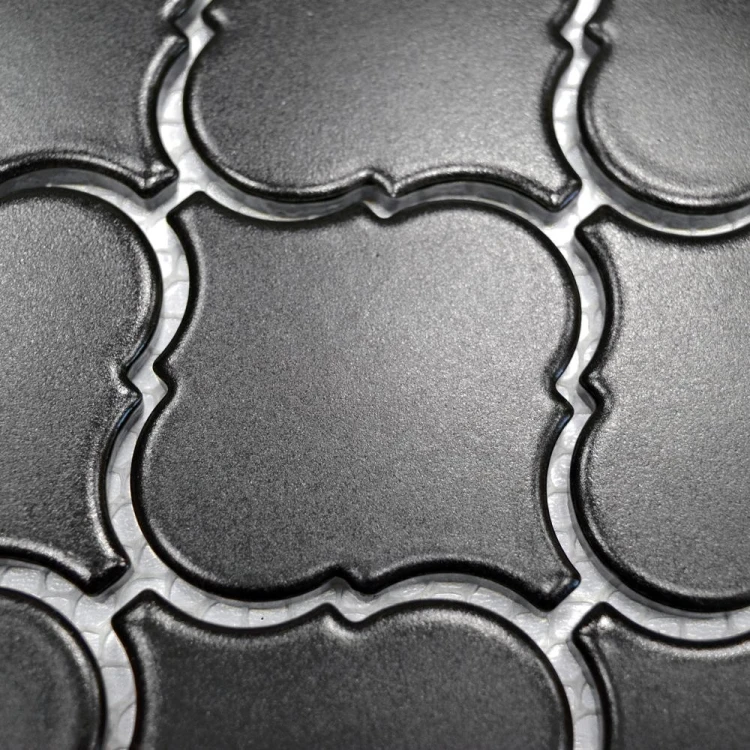 Mozaika ceramiczna Czarna Arabeska Matowa 29,3×24,5×0,6 cm – zdjęcie 3