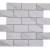 Mozaika ceramiczna Biała Calacatta Grey Prostokąt Matowa 29,5x29,1 cm
