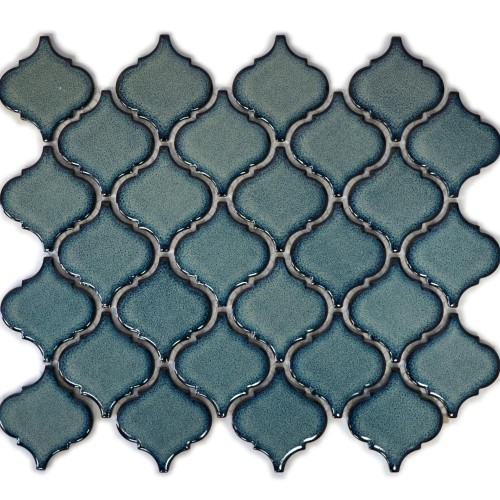 Mozaika ceramiczna Zielona Arabeska polerowana 29,3×24,5 cm