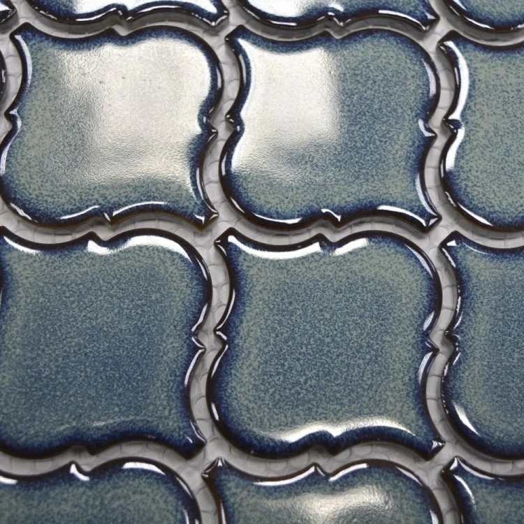 Mozaika ceramiczna Zielona Arabeska Polerowana 29,3×24,5×0,6 cm – zdjęcie 2