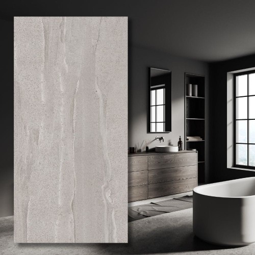 Gres Berlin Grey Satynowy 120x60 cm - elegancka płytka w głębokiej szarości