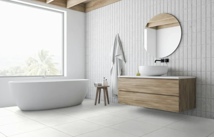 Gres Cement Lite Grey 60x60x0,8 cm – zdjęcie 3