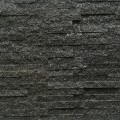 Kamień Elewacyjny Kwarcyt Tiles Stackstone Black 10x36 cm – Łupany czarny