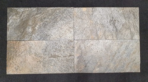 Tiles kamień elewacyjny-dekoracyjny kwarcytowy Deoli Green 30x60 szary