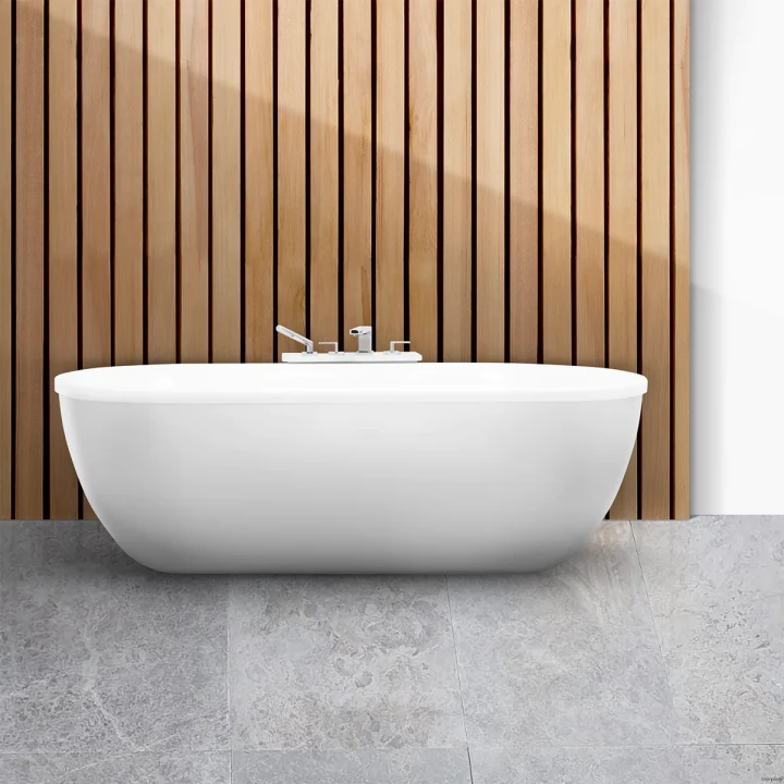 Tiles Płytka marmurowa Tundra Grey Polerowana 61x40,6x1,2 cm szary