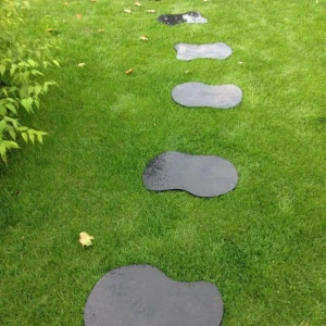 Kamień Ścieżkowy Wapień Tiles Kadappa Limestone Natural t/h 40x60 cm – Grubość 2-4 cm czarny (Stepping Stone)