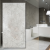 Płytka gresowa Soft Concrete Hexagon Silver 120x60x0,8cm - srebrnoszary beton w wielkim formacie