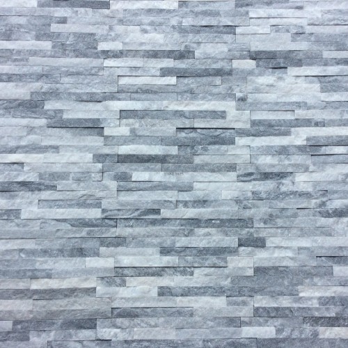 Kamień Elewacyjny Kwarcyt Tiles stackstone cloud 10x40 cm – Łupany biały