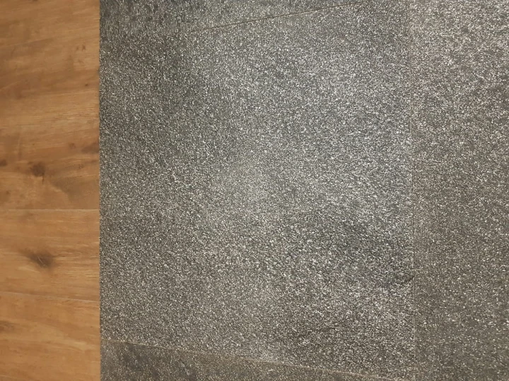 Tiles Płytka kwarcytowa Black Galaxy Brushed 60x60x1,2 czarny