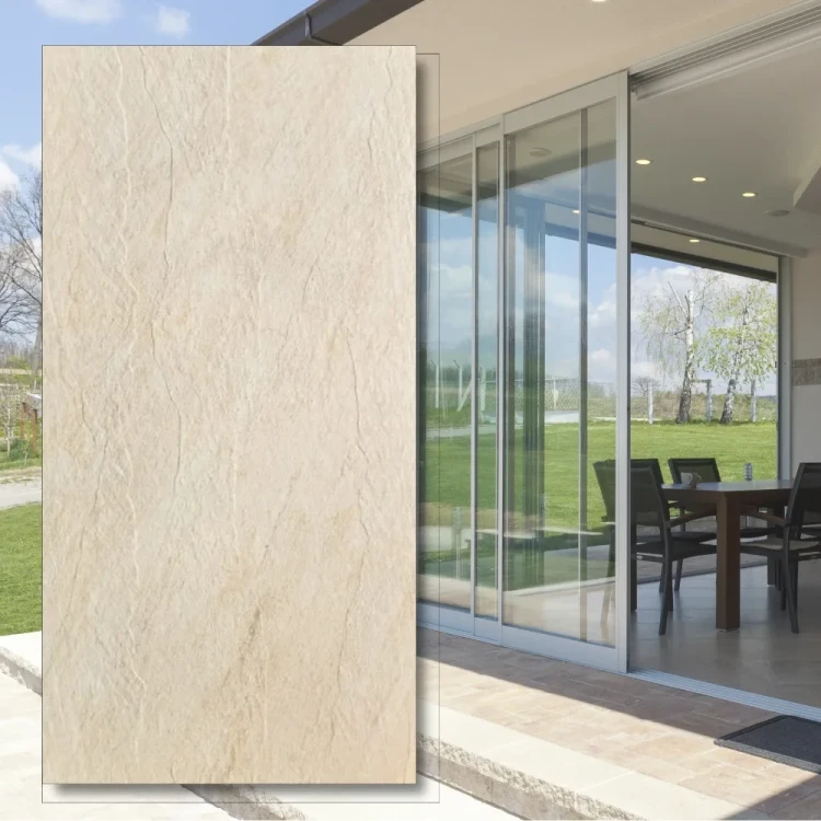 Gres 20mm City Grande Lavastone Beige 120x60x2 cm - plyta tarasowa o efekcie lawy