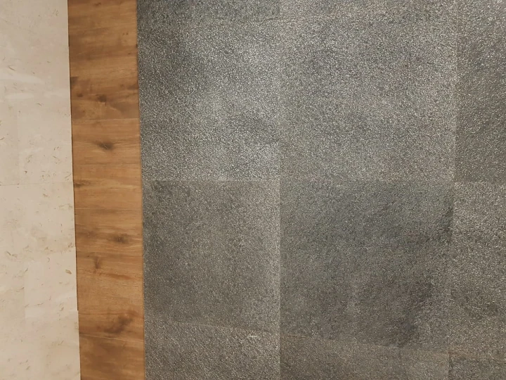 Tiles Płytka kwarcytowa Black Galaxy Brushed 60x60x1,2 czarny