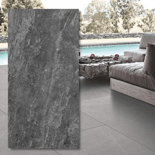 Płyta tarasowa City Quartz Sandstone Grey Mega 60x120x2 cm - szary gres XXL